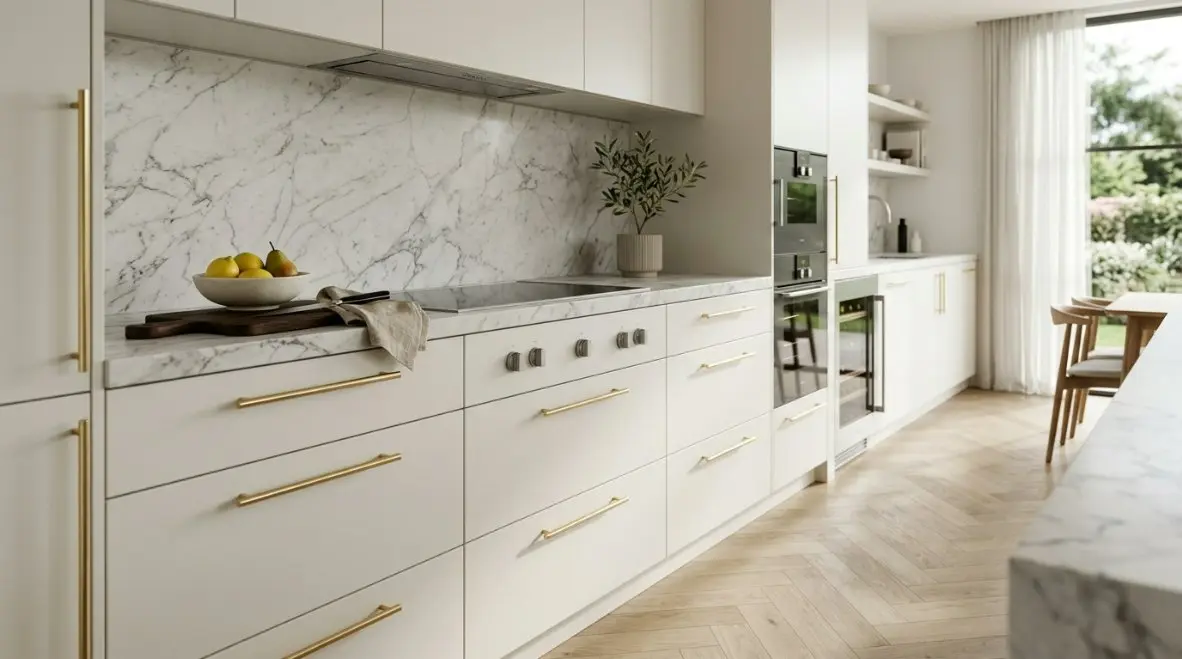 2026 Guide til Premium Gold Cabinet Handles: Zero-Emission PVD og Smart AI Integration i Kina