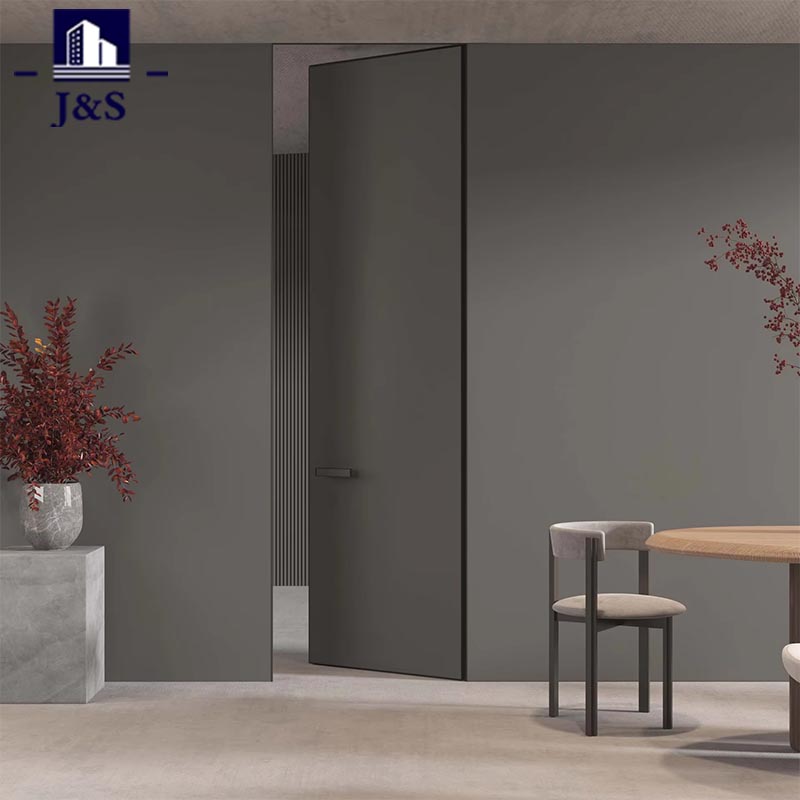 Tilpasset usynlig dør minimalistisk rammeløs